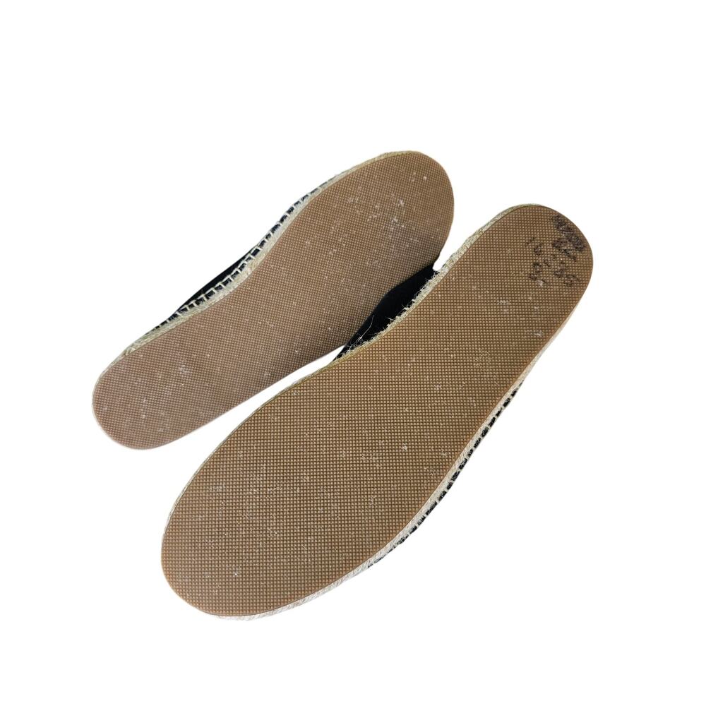 Jack Rogers Luna Black Suede  Espradille Slip-On Shoes Boho Hippie Indie EUC 8 - Picture 10 of 10